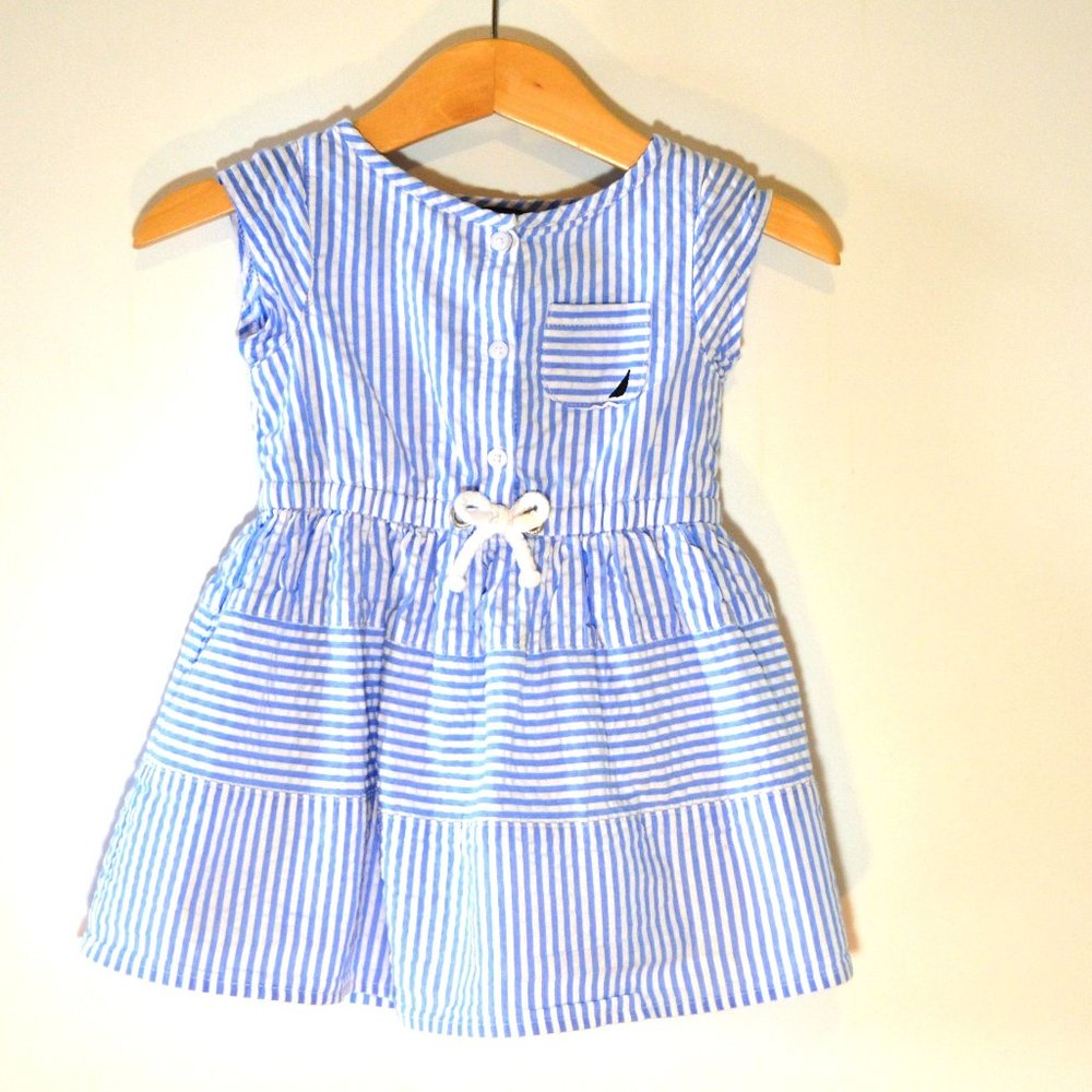 Nautica seersucker lined dress